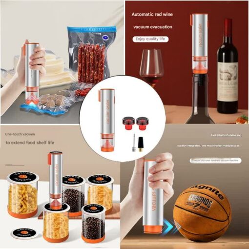 Elosung Handheld Vacuum Sealer with Ball Inflator – image 5