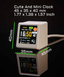 Elosung Wi-Fi Weather Clock with GIF Display - Image 8
