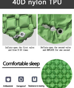 Elosung 2pc Inflatable Mat with Integrated Pillow - Image 5
