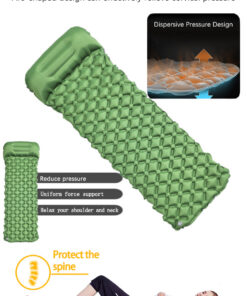 Elosung Inflatable Sleeping Mat with Integrated Pillow - Image 9