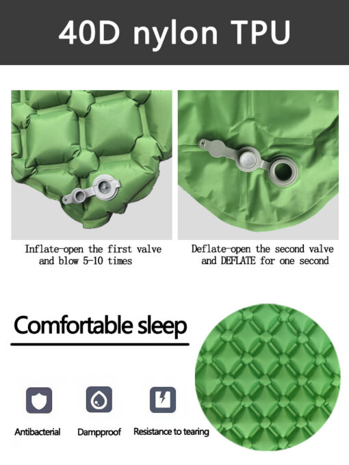 Elosung 2pc Camping Mat with Integrated Pillow – image 5
