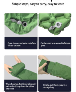 Elosung Inflatable Sleeping Mat with Pillow - Image 8
