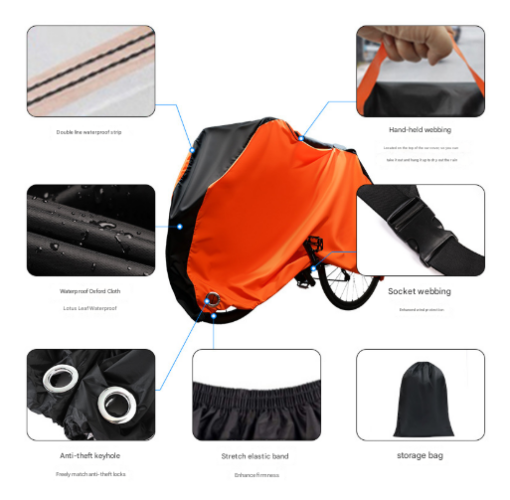 Elosung XL Bicycle Cover with UV Protection – image 4