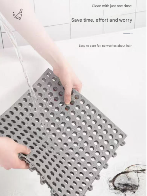 Elosung 18 Pack PVC Drainage Floor Tiles – image 5