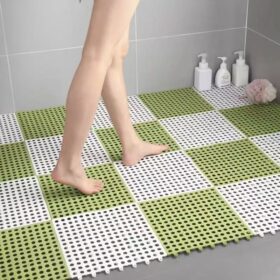 Elosung PVC Drainage Floor Tiles 18 Pack – image 1