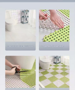 Elosung PVC Drainage Shower Floor Tiles, 18-Pack - Image 7