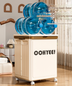Elosung Foldable Storage Box with Lid and Wheels - Image 6