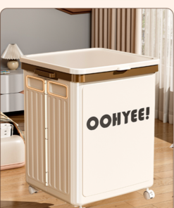 Elosung Foldable Storage Box with Lid and Wheels - Image 7