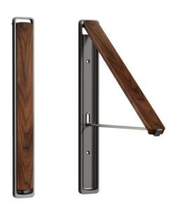 Elosung Foldable Wall Mounted Clothes Rack - Image 3