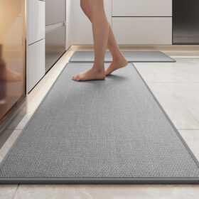 Elosung Woven Kitchen Mat with Non-Slip Backing – image 1
