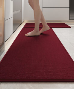 Elosung Woven Kitchen Mat with Non Slip Backing - Image 1