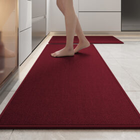 Elosung Woven Kitchen Mat with Non Slip Backing – image 1