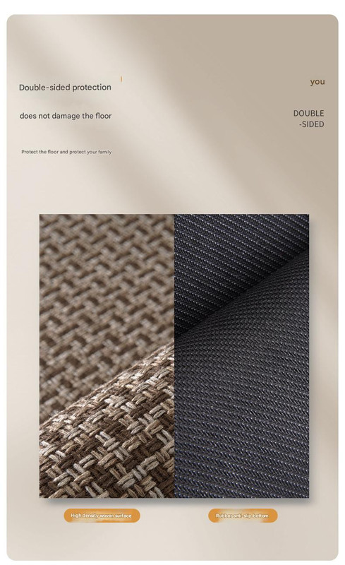Elosung Woven Kitchen Mat with Non Slip Backing – image 2