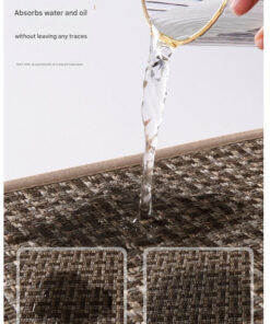 Elosung Woven Kitchen Mat with Non Slip Backing - Image 3