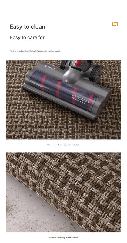 Elosung Woven Kitchen Mat with Non Slip Backing – image 4