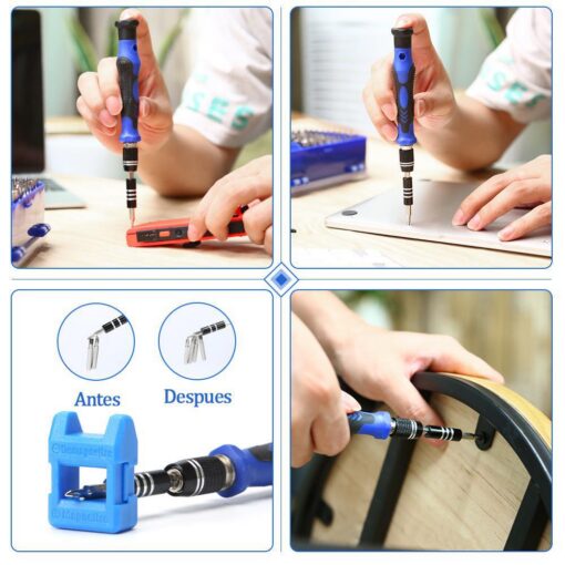 Elosung 140-in-1 Precision Screwdriver Kit in Blue – image 4