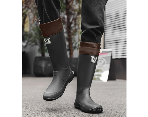 Elosung Foldable Knee High Rain Boots – image 3