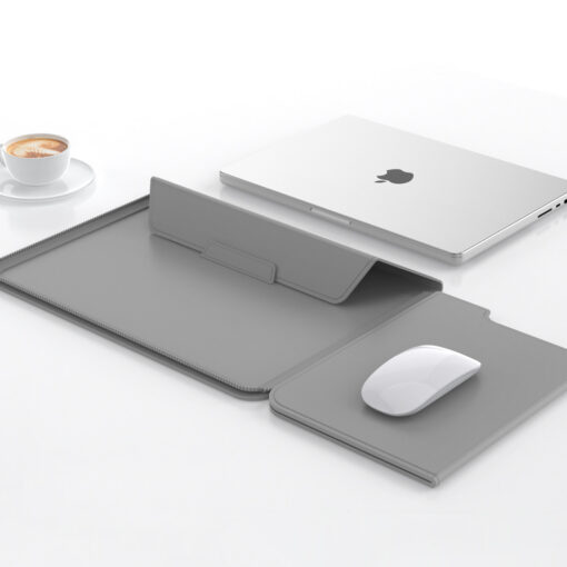 Elosung 3-in-1 Laptop Sleeve Stand Grey – image 1