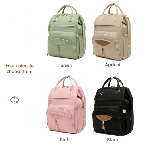 Elosung Diaper Bag Backpack with Organised Storage – image 3