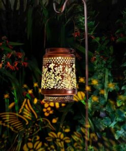 Elosung 2-Pack Solar Hummingbird Lanterns with Projection - Image 4