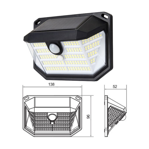 V888-ELOSUNG393679-202510281216-00.jpg Elosung Solar Wall Lights 2-Pack, 230 LED – image 1