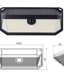 Elosung 2 Pack Solar Wall Lights with 416 LEDs - Image 1