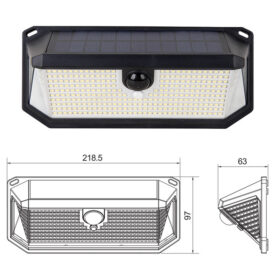 Elosung 2 Pack Solar Wall Lights with 416 LEDs – image 1
