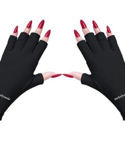 Elosung Purple UV Fingerless Gloves 5 Pairs - Image 4