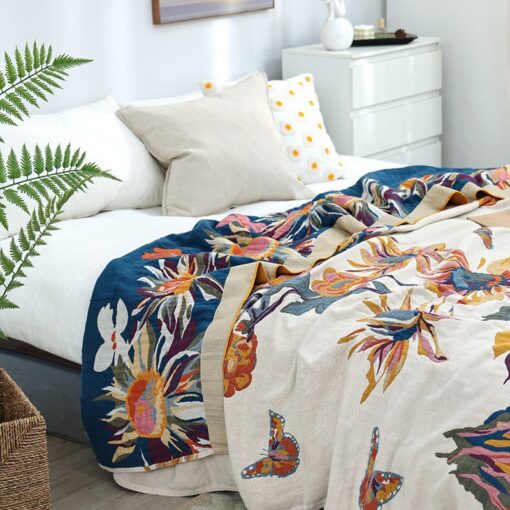 Elosung Cotton Gauze Blanket, Breathable – image 4