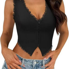 Elosung Backless Lace Camisole 2-Pack – image 1