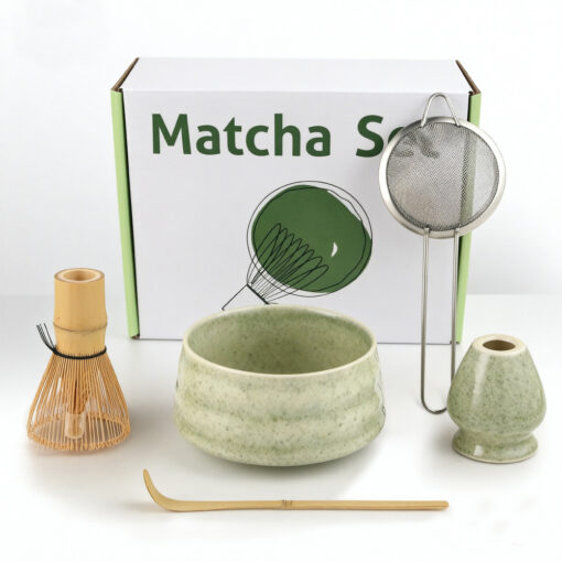 Elosung Matcha Tool Set with 100-Tine Whisk – image 1