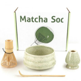 Elosung Matcha Tool Set with 100-Tine Whisk – image 1