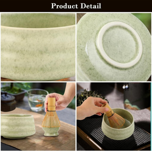 Elosung Matcha Tool Set with 100-Tine Whisk – image 3
