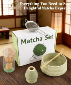 Elosung Matcha Tool Set with 100-Tine Whisk - Image 4