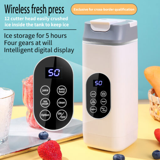 Elosung Portable Blender Bottle with 12 Blades – image 2