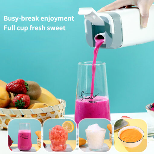 Elosung Portable Blender Bottle with 12 Blades – image 5