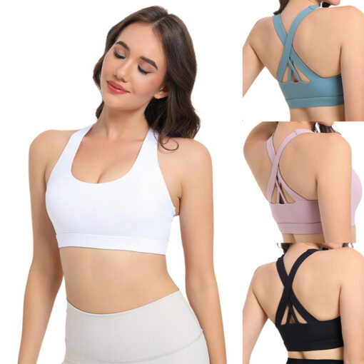 Elosung Women's Wire-Free Sports Bra 2-Pack – image 3