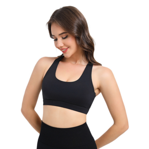 Elosung Black High Support Sports Bra 2-Pack – image 1