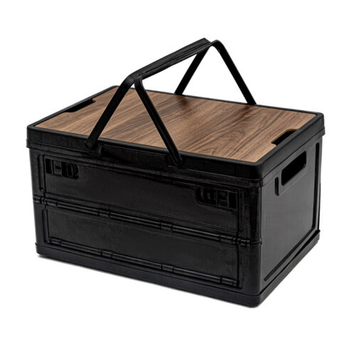 V888-ELOSUNG39958-202511251101-00.jpg Elosung Collapsible Storage Box with Wood Lid – image 1