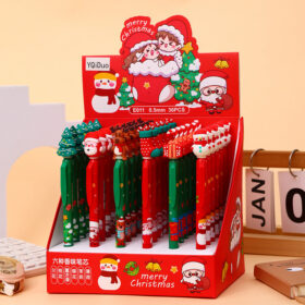 Elosung Christmas Retractable Gel Pens 0.5mm – image 1