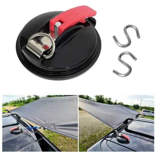 Elosung 10kg Suction Cup Anchors with S-Hooks – image 4