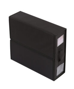 Elosung Black Oxford Storage Box with Clear Window