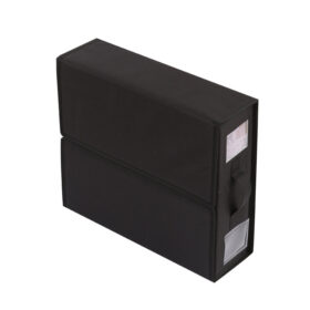 Elosung Black Oxford Storage Box with Clear Window – image 1