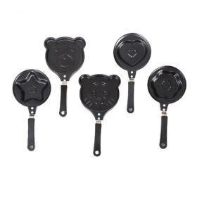 Elosung 5 Piece Mini Egg Pan Set, Shaped Moulds – image 1