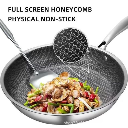 Elosung 26cm Honeycomb Non-Stick Frying Pan – image 2