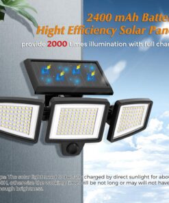 Elosung Solar 210 LED Motion Sensor Wall Light