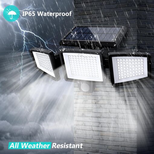 Elosung Solar 210 LED Motion Sensor Wall Light – image 2