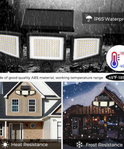 Elosung Solar 210 LED Motion Sensor Wall Light - Image 4