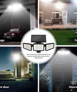 Elosung Solar 210 LED Motion Sensor Wall Light - Image 7