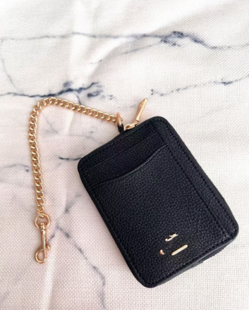 Elosung Mini Zip Card Holder Duo with UFO Print – image 2